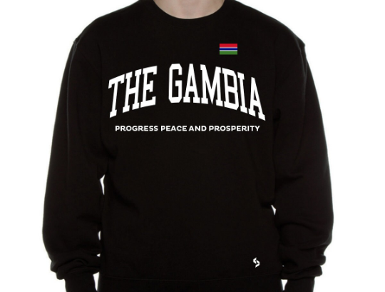 The Gambia Sweatshirts / The Gambia Shirt / The Gambia Sweat Pants Map / The Gambia Jersey / Grey Sweatshirts / Black Sweatshirts