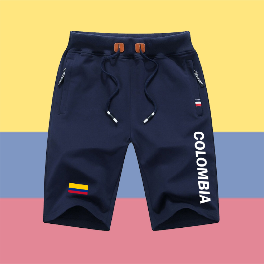 Colombia Shorts / Colombia Pants / Colombia Shorts Flag / Colombia Jersey / Grey Shorts / Black Shorts / Colombia Poster / Colombia Map