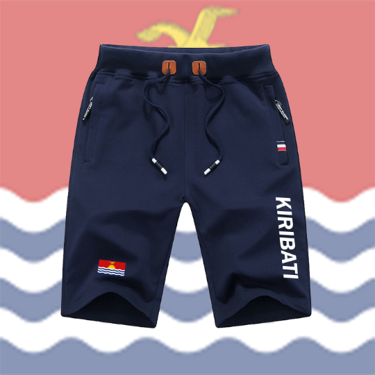 Kiribati Shorts / Kiribati Pants / Kiribati Shorts Flag / Kiribati Jersey / Grey Shorts / Black Shorts / Kiribati Poster / Kiribati Map