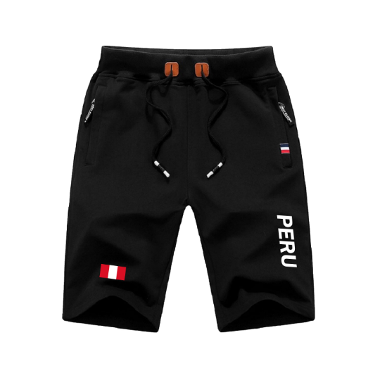 Peru Shorts / Peru Pants / Peru Shorts Flag / Peru Jersey / Grey Shorts / Black Shorts / Peru Poster / Peru Map / Men Women