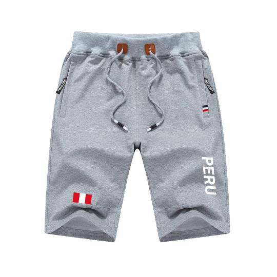 Peru Shorts / Peru Pants / Peru Shorts Flag / Peru Jersey / Grey Shorts / Black Shorts / Peru Poster / Peru Map / Men Women