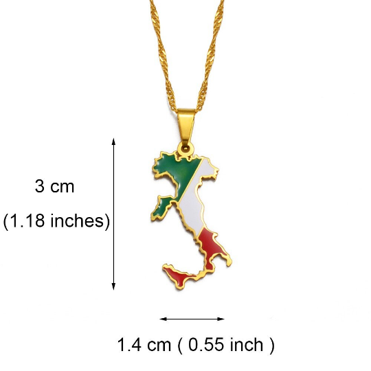 18k Gold Plated Italy Necklace