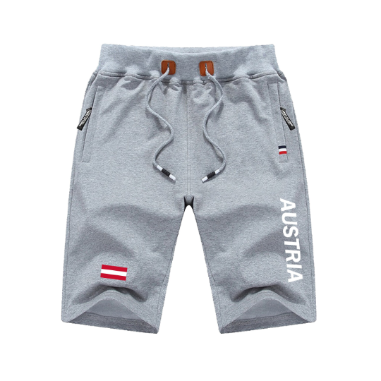 Austria Shorts / Austria Pants / Austria Shorts Flag / Austria Jersey / Grey Shorts / Black Shorts / Austria Poster / Austria Map