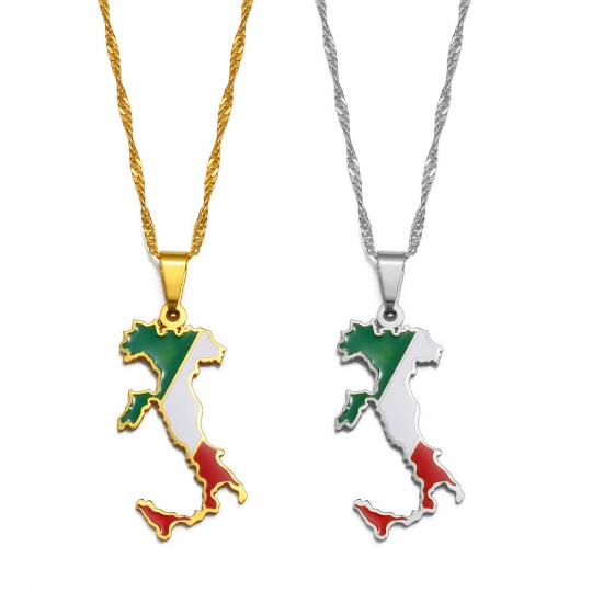 18k Gold Plated Italy Necklace
