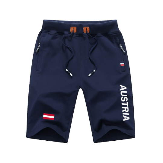 Austria Shorts / Austria Pants / Austria Shorts Flag / Austria Jersey / Grey Shorts / Black Shorts / Austria Poster / Austria Map