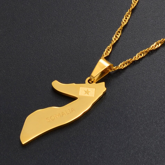 18K Gold Plated Somalia Necklace