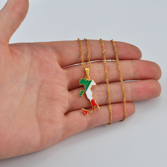 18k Gold Plated Italy Necklace