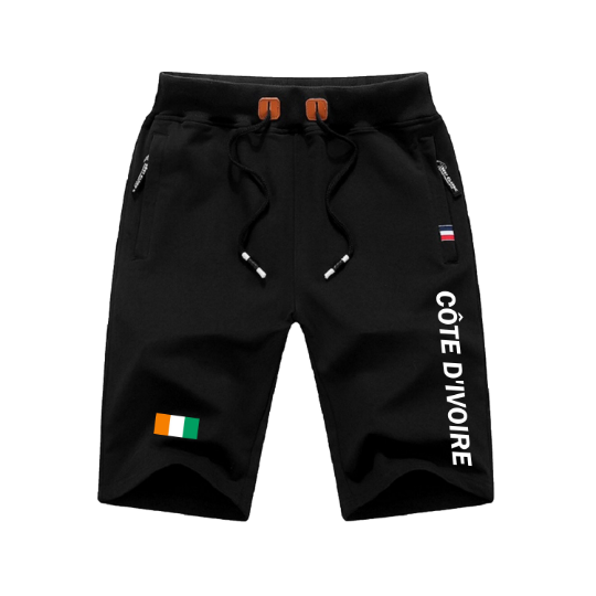 Côte d'Ivoire Shorts / Côte d'Ivoire Pants / Côte d'Ivoire Shorts Flag / Côte d'Ivoire Jersey / Grey Shorts / Black Shorts / Côte d'Ivoire