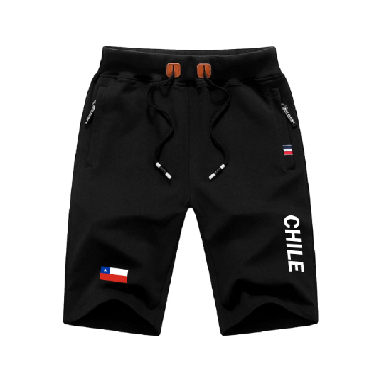 Chile Shorts / Chile Pants / Chile Shorts Flag / Chile Jersey / Grey Shorts / Black Shorts / Chile Poster / Chile Map / Men Women