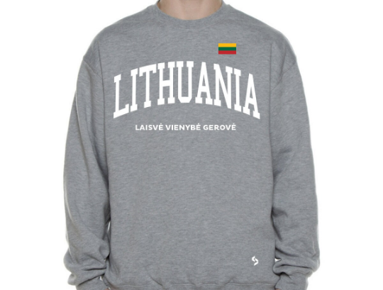 Lithuania Sweatshirts / Lithuania Shirt / Lithuania Sweat Pants Map / Lithuania Jersey / Grey Sweatshirts / Black Sweatshirts / Lithuania