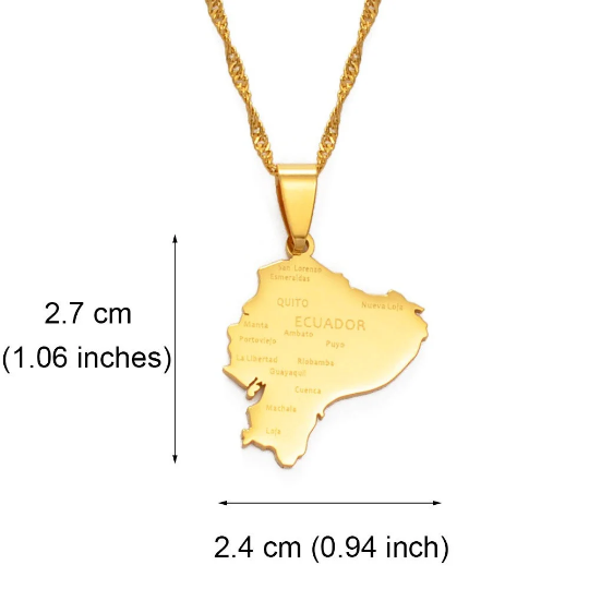 18k Gold Plated Ecuador Necklace