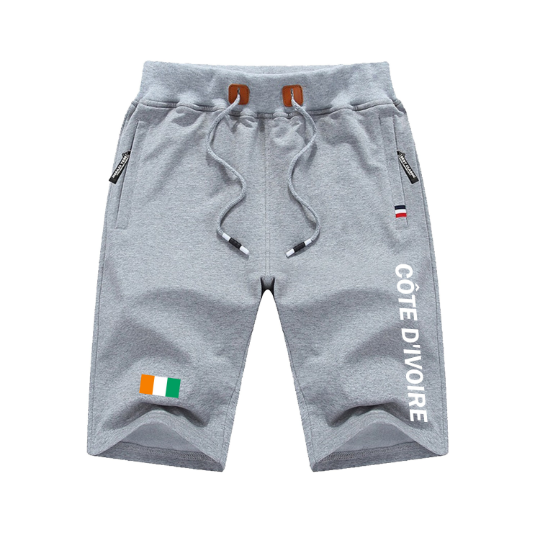 Côte d'Ivoire Shorts / Côte d'Ivoire Pants / Côte d'Ivoire Shorts Flag / Côte d'Ivoire Jersey / Grey Shorts / Black Shorts / Côte d'Ivoire