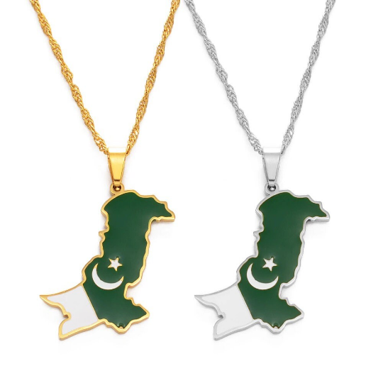 18K Gold Plated Pakistan Necklace