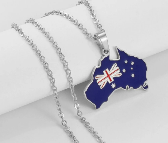 18K Gold Plated Australia Necklace