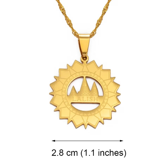 Yazidi Lalish Necklace, Yazidi Lalish Holy Temple, Yazidi Lalish Pendant, Yazidi Lalish Charm, Yazidi Bracelet, Yazidi Lalish Gifts