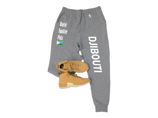 Djibouti Sweatpants / Djibouti Shirt / Djibouti Sweat Pants Map / Djibouti Jersey / Grey Sweatpants / Black Sweatpants / Djibouti Poster