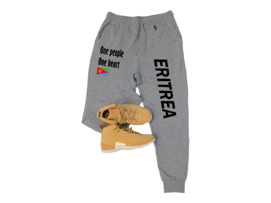 Eritrea Sweatpants / Eritrea Shirt / Eritrea Sweat Pants Map / Eritrea Jersey / Grey Sweatpants / Black Sweatpants / Eritrea Poster