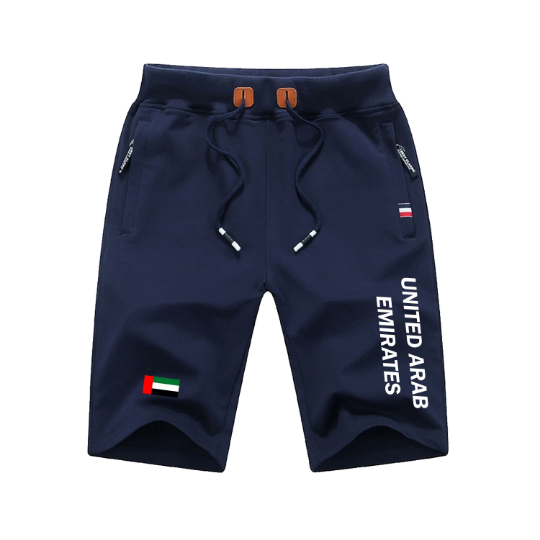 United Arab Emirates Shorts / United Arab Emirates Pants / United Arab Emirates Shorts Flag / United Arab Emirates Jersey / Grey Shorts