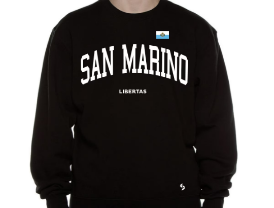 San Marino Sweatshirts / San Marino Shirt / San Marino Sweat Pants Map / San Marino Jersey / Grey Sweatshirts / Black Sweatshirts / Poster