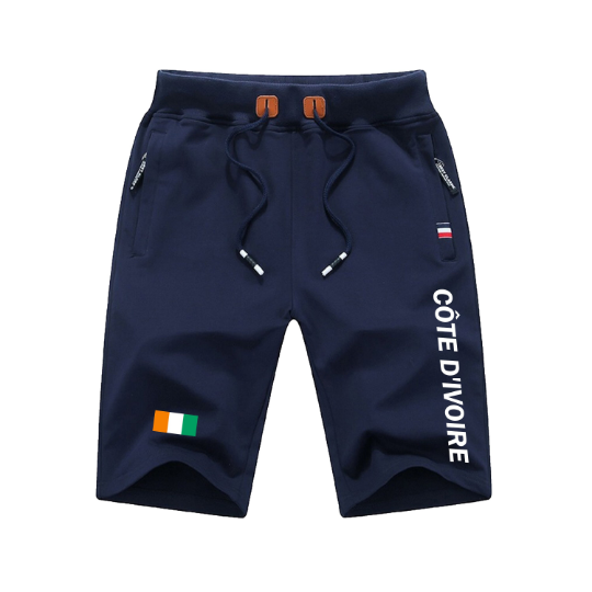 Côte d'Ivoire Shorts / Côte d'Ivoire Pants / Côte d'Ivoire Shorts Flag / Côte d'Ivoire Jersey / Grey Shorts / Black Shorts / Côte d'Ivoire