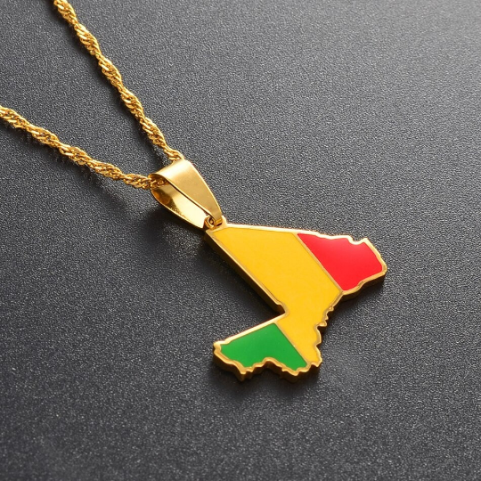 18K Gold Plated Mali Necklace