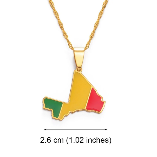 18K Gold Plated Mali Necklace