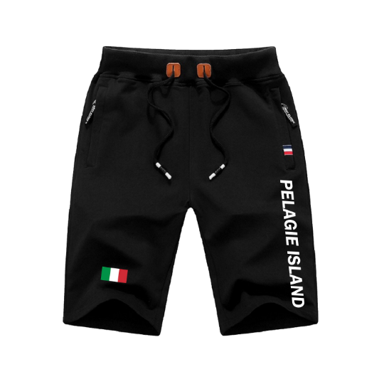 Pelagie Island Shorts / Pelagie Island Pants / Pelagie Island Shorts Flag / Pelagie Island Jersey / Grey Shorts / Black Shorts