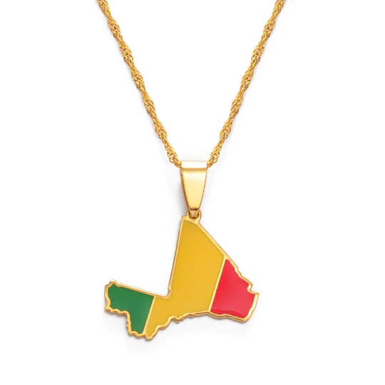 18K Gold Plated Mali Necklace