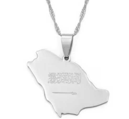 18K Gold Plated Saudi Arabia Necklace