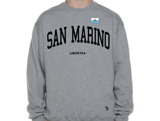 San Marino Sweatshirts / San Marino Shirt / San Marino Sweat Pants Map / San Marino Jersey / Grey Sweatshirts / Black Sweatshirts / Poster