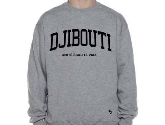 Djibouti Sweatshirts / Djibouti Shirt / Djibouti Sweat Pants Map / Djibouti Jersey / Grey Sweatshirts / Black Sweatshirts / Djibouti Poster
