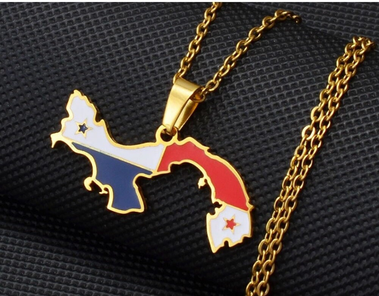 18k Gold Plated Panama Necklace