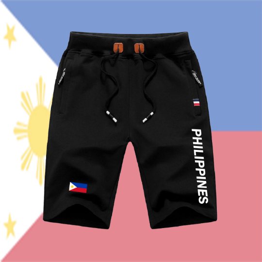 Philippines Shorts / Philippines Pants / Philippines Shorts Flag / Philippines Jersey / Grey Shorts / Black Shorts / Philippines Poster