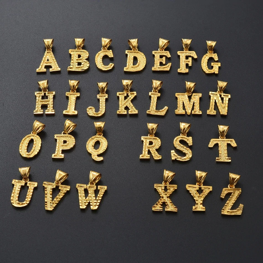 18K Gold Plated A-Z Initials Necklace / A-Z Letters Necklace / A-Z Initial Necklace / A-Z Letters Jewelry / A-Z Letters Gift