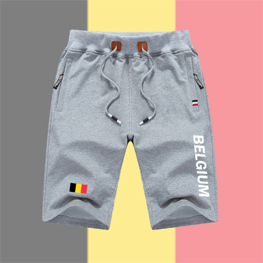Belgium Shorts / Belgium Pants / Belgium Shorts Flag / Belgium Jersey / Grey Shorts / Black Shorts / Belgium Poster / Belgium Map