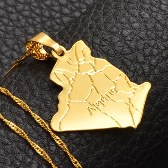 18K Gold Plated Algeria Necklace