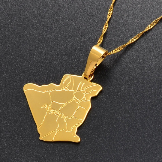 18K Gold Plated Algeria Necklace