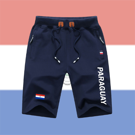 Paraguay Shorts / Paraguay Pants / Paraguay Shorts Flag / Paraguay Jersey / Grey Shorts / Black Shorts / Paraguay Poster / Paraguay Map