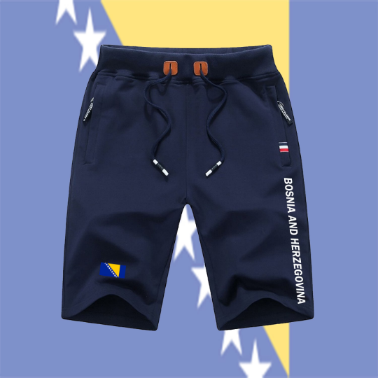 Bosnia and Herzegovina Shorts / Bosnia and Herzegovina Pants / Bosnia and Herzegovina Shorts Flag / Bosnia and Herzegovina Jersey / Shorts