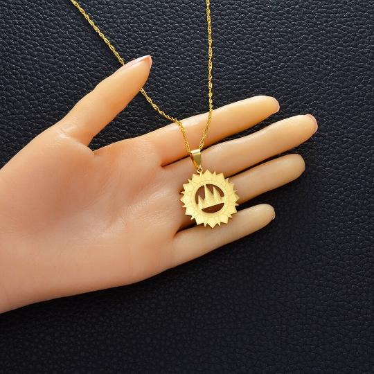 Yazidi Lalish Necklace, Yazidi Lalish Holy Temple, Yazidi Lalish Pendant, Yazidi Lalish Charm, Yazidi Bracelet, Yazidi Lalish Gifts