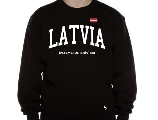 Latvia Sweatshirts / Latvia Shirt / Latvia Sweat Pants Map / Latvia Jersey / Grey Sweatshirts / Black Sweatshirts / Latvia Poster