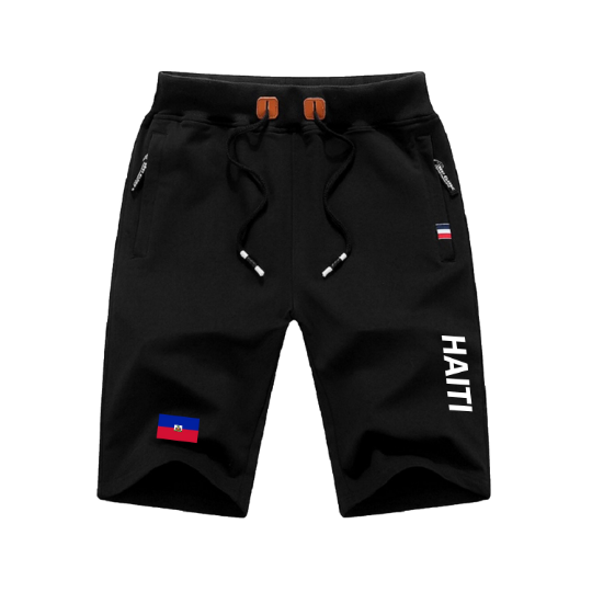 Haiti Shorts / Haiti Pants / Haiti Shorts Flag / Haiti Jersey / Grey Shorts / Black Shorts / Haiti Poster / Haiti Map / Men Women Shorts