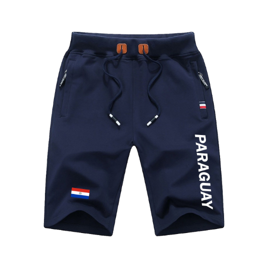 Paraguay Shorts / Paraguay Pants / Paraguay Shorts Flag / Paraguay Jersey / Grey Shorts / Black Shorts / Paraguay Poster / Paraguay Map