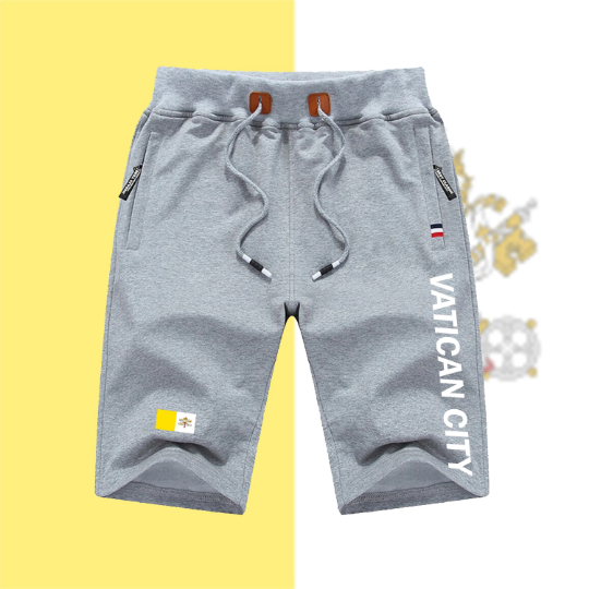 Vatican City Shorts / Vatican City Pants / Vatican City Shorts Flag / Vatican City Jersey / Grey Shorts / Black Shorts / Vatican City Poster