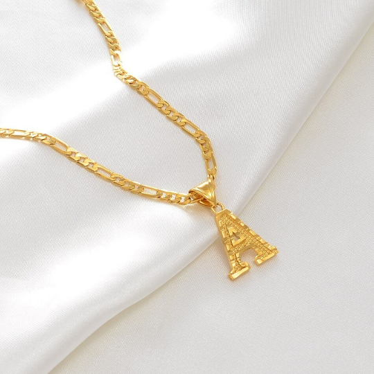 18K Gold Plated A-Z Initials Necklace / A-Z Letters Necklace / A-Z Letters Jewelry / Alphabet Necklace / Name Initial Necklace For Women