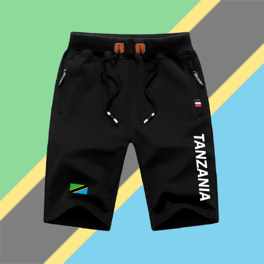 Tanzania Shorts / Tanzania Pants / Tanzania Shorts Flag / Tanzania Jersey / Grey Shorts / Black Shorts / Tanzania Poster / Tanzania Map