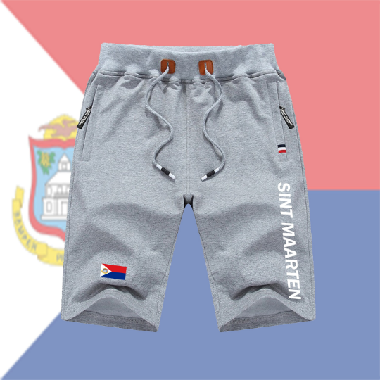 Sint Maarten Shorts / Sint Maarten Pants / Sint Maarten Shorts Flag / Sint Maarten Jersey / Grey Shorts / Black Shorts / Sint Maarten Poster