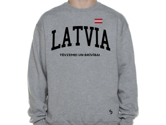 Latvia Sweatshirts / Latvia Shirt / Latvia Sweat Pants Map / Latvia Jersey / Grey Sweatshirts / Black Sweatshirts / Latvia Poster