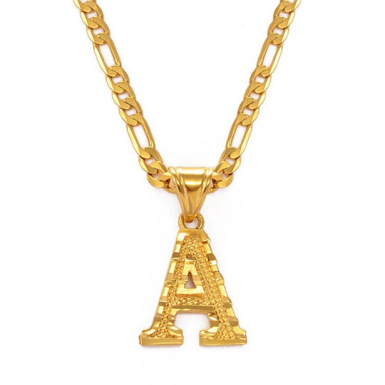 18K Gold Plated A-Z Initials Necklace / A-Z Letters Necklace / A-Z Letters Jewelry / Alphabet Necklace / Name Initial Necklace For Women