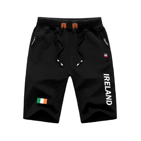 Ireland Shorts / Ireland Pants / Ireland Shorts Flag / Ireland Jersey / Grey Shorts / Black Shorts / Ireland Poster / Ireland Map